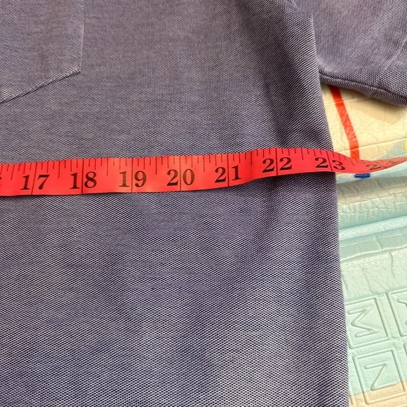 Ralph Lauren Blue Polo Shirt XL Ptp 23 - Picture 7 of 9